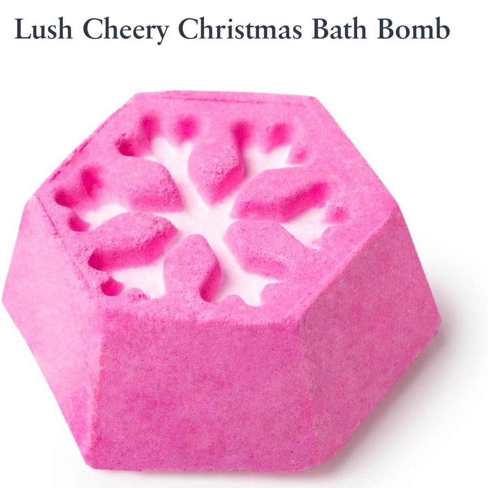 LUSH Cheery Christmas & Luxury Lush Pud Bath Bomb